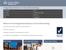 Tablet Screenshot of londondermatology.org